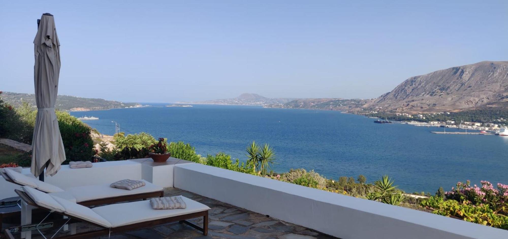 Panoramic Seaview Holiday House Souda Exterior photo