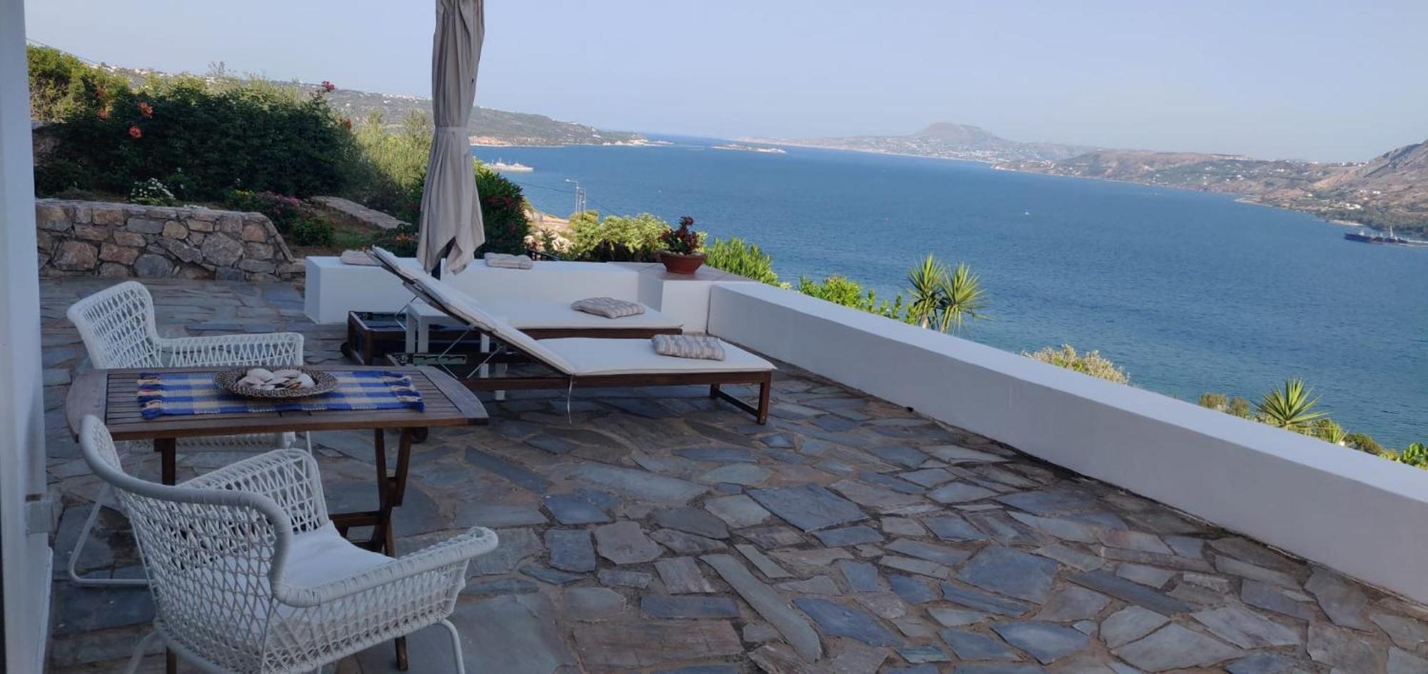 Panoramic Seaview Holiday House Souda Exterior photo